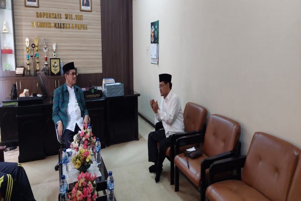Kunjungan Pimpinan STAI Poso ke Kopertais Wilayah VIII Makassar Tahun 2023